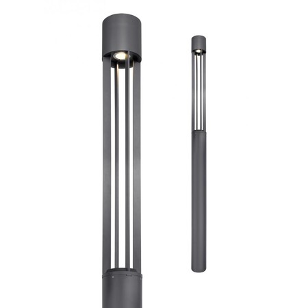 Tech Lighting-Sean Lavin-20 Degree LED Light Column-Charcoal Finish-4000 Color Temperature-55 Watt-Button Photo-Control